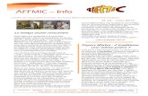 AFFMIC AFFMIC AFFMIC –––– Info Info Info · 2016-09-22 · tout en innovant dans l'exploration de nouvelles voies. Dans cette fraternité ainsi créée s'enracine notre besoin