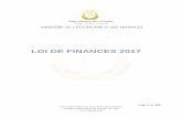 LOI DE FINANCES 2017 · Sur un objectif en loi de finances 2016 de 11 528,44 Mds, les recettes ont été mobilisées à fin août à hauteur de 7 580,46 Mds, soit un taux de réalisation