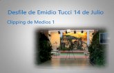 Desfile de Emidio Tucci 14 de Julio - UPM · 2015 de Emidio Tucci ha dado el pistoletazo de salida a Madrid Fashion Show ... aforamiento rey casa real tercera edición de la Pasarela
