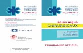 REMERCIEMENTS soins aigus - Association québécoise de ...chirurgiequebec.ca/wp-content/uploads/2012/03/Programme-officiel … · À la fin de cette présentation, le participant