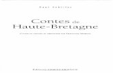 Contes de Haute-Bretagne… · en Haute-Bretagne dans la préface de ses Contes des landes et des grèves : J'ai terminé ce livre par un choix de contes comiques ; ils sont très