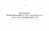 Maths Méthodes et astuces en terminale Ssalutmaths.com/wp-content/uploads/2011/09/TableMatiereEx... · 2014-03-25 · Comment faire une conjecture ou comment conjecturer ?.....58