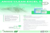 ANIOS'CLEAN EXCEL D - Medical Hygiene · ANIOS'CLEAN EXCEL D FR2416-140708- Photos non contractuelles Chlorure de didécyldiméthylammonium, digluconate de chlorhexidine, tensioactifs