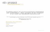 Collaboration en environnement médiatisé par ordinateur - Technologies pour la ...tecfa.unige.ch/tecfa/maltt/memoire/  · PDF file 2017-08-31 · Stéphanie Perrier Collaboration
