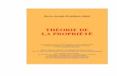 THÉORIE DE LA PROPRIÉTÉ20-%20th%e9orie%20de%20... · 2007-01-02 · Pierre-Joseph Proudhon (1862), Théorie de la propriété 3 Table des matières Avertissement au lecteur, par