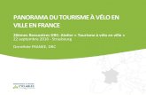 Panorama du Tourisme à vélo en ville en France...Outil: interviews ave les ateurs du tourisme à vélo à l’éhelle régionale, nationale et européenne 2) Demande de l’offre
