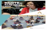PAQTE.fr RAPPORT 2019 · sensibilisés à la diversité et à la non- discrimination en 2019 10 RECRUTER OBECTIFS 2020/2021 • Continuer des actions engagées. • Déployer à l’international