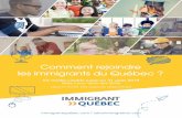 Comment rejoindre les immigrants du Québec · 2019-03-11 · tati S tique S pour 2015 S tati S tique S pour 2013 S tati S tique S pour 2013 afrique 22% Maroc Tunisie Algérie Cameroun
