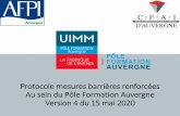 Protocole mesures barrières renforcées Au sein du Pôle Formation Auvergne … · 2020-05-15 · 2 Introduction Titre sousIntroduction-partie Ce document a été conçu pour permettre