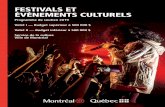 FESTIVALS ET ÉVÉNEMENTS CULTURELSville.montreal.qc.ca/culture/sites/ville.montreal... · des activités par de la médiation culturelle et des outils de réseautage. Le programme