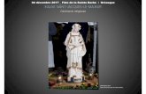 04 décembre 2017 Fête de la Sainte Barbe / Gréasque EGLISE … · 2019-06-06 · Des lampes de mineurs allumées ont été déposées au pied de la belle statue de procession de