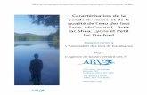 Caractérisation de la bande riveraine et de la qualité de l’eau des … · 2018-05-24 · RÉSUMÉ En 2016, L’Agence de bassin versant des 7 (ABV7) a été mandatée par l’Association