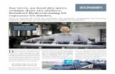 Sur terre, au fond des mers, comme dans ses ateliers, Reinhart …bos-software.com/.../article-reinhart-hydrocleaning_-2.pdf · 2019-11-12 · Reinhart Hydrocleaning AG sont pro-pulsés