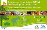 3 heures - Province Sud · province-sud.nc • canc.nc Atelier 2.2 • Augmenter la production Aquaculture • 9 Assises provinciales 2014 du développement rural, vers une plus grande