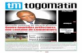 P 3 AFRIQUE Les réformes Quatre nouvelles préfectures, une … · abrutir dangereusement les militants dont nous avons la charge et les citoyens togolais. Le but recherché à travers