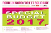 POUR UN NORD FORT ET SOLIDAIREnord-fort-solidaire.fr/wp-content/uploads/2017/02/...AU CONSEIL DÉPARTEMENTAL DU NORD FÉVRIER 2017 >N°12 SPÉCIAL BUDGET 2017 P2-3 : > Budget 2017