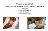 Vacciner en 2014 Des recommandations au choix eclairéMaladies auto-immunes: 2 - 4% de la population 2 4 6 12 24mo 4-6a ROR Synd. néphrotique Purpura thromb. idiopathique Mort subites