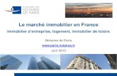 Le marché immobilier en France - paris. · PDF file 2,6 1/1 1965 1/1 1970 1/1 1975 1/1 1980 1/1 1985 1/1 1990 1/1 1995 1/1 2000 1/1 2005 1/1 2010 1/1 2015 1/1 2020 France Paris Ile-de-France