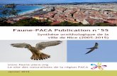 Faune-PACA Publication n°55cdnfiles1.biolovision.net/...Faune-PACA Publication n 55 Synthèse ornithologique de la ville de Nice (2005-2015) Janvier 2016 Le site des naturalistes