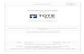 TOTE Maritime Alaska, LLC. … · stb tote 101-a cancels stb tote 100-a tote maritime alaska, llc. mc 144475 rules and regulations tariff no. 101-a rates and provisions named in this