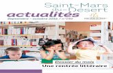 Saint-Mars du-Désert actualités · informations municipales Saint-Mars-du-Désert actualités / septembre - octobre 2016 / n°140 06 Franck BOUQUIN est en charge de la proximité,
