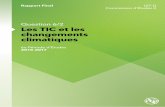 Question 6/2: Les TIC et les changements climatiques - ITU · 2017-09-21 · v Préface ii Rapport final iii Résumé ix 1 CHAPITRE 1 – Les changements climatiques 1 1.1 Contexte