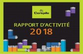 RAPPORT D’ACTIVITÉ 2018 - Corepile...mi-agrément pour notre activité (PAP). Elle marque aussi le lancement réussi de notre nouvelle ﬁ lière, hors agrément, des batteries