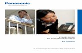 PLATEFORME DE COMMUNICATION IP - Télipso (fr).pdf · 2016-11-14 · productivité de votre entreprise. KX-TDE600 – Solutions pour un monde branché Dans le monde des affaires,
