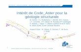Intérêt de Code Aster pour la géologie structurale · 2015-11-11 · 2 © IFP Direction Géologie-Géochimie-Géophysique – Journée des 20 ans de Code_Aster – 17/03/2009 Structures