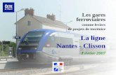 La ligne Nantes - Clisson - Loire-Atlantique€¦ · A.R. Nantes-Clisson : coût de revient annuel 4 200 € (70 km par jour, 200 jours par an = 14 000 km par an) coût mensuel :