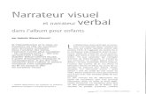 Narrateur visuel et narrateuverbr a dans l'album pour enfantscnlj.bnf.fr/sites/default/files/revues_document_joint/... · 2017-11-27 · narrateur verbal et un narrateur visuel1.