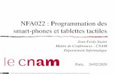 NFA022 : Programmation des smart-phones et tablettes tactiles - …jeanferdysusini.free.fr/Cours/CP48/NFA022_2020_Intro.pdf · 2020-02-24 · NFA031 Programmation avec Java : notions