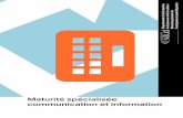 Maturité spécialisée communication et information · Reconnu par la Conférence suisse des directeurs canto-naux de l’instruction publique (CDIP), le certificat de matu - rité