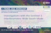 Investigations with the Sentinel-1 Interferometric Wide Swath …seom.esa.int/fringe2015/files/presentation17.pdf · 2015-04-03 · Investigations with the Sentinel-1 Interferometric