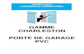GAMME CHARLESTON PORTE DE GARAGE PVC · 2019-11-23 · gamme charleston : porte de garage pvc 28 mm teinte masse - penture contre penture vantaux 2 2 2 2 2 2 largeur 2 000 2 100 2