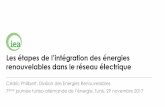 Les étapes de l’intégration des énergies renouvelables ... · L’intégration des variables réduit la demande d’électricité en base plus que la demande de pointe 0 10 20