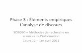 Phase 2 : Éléments méthodologiquesreseauconceptuel.umontreal.ca/rid=1NKDD65MQ-G4RPLR-433/Analy… · Discourse Analysis and the Identification of Interpretative Repertories. In