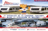 LE SPÉCIALISTE de la caravane tractable neuve et d ......LE SPÉCIALISTE de la caravane tractable neuve et d’occasion en Wallonie! TARIF AUTOMNE-HIVER 2018 ROUTE DE COUVIN 9 (N5)
