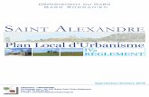 Plan Local d Urbanismecarto.siig.fr/doc_urba/300226/reglement.pdf · 2019-11-20 · P.L.U. de Saint Alexandre – Règlement – Arrêt du projet CROUZET URBANISME 1 TITRE I : DISPOSITIONS