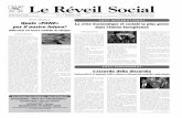 Le Réveil · PDF file quindici anni ( vedi l’accordo “di Natale” del 1998, il tentativo di Ber-lusconi del 2000, il “Patto per l’Ita-lia” del 2002, già non sottoscritto