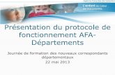 Présentation du protocole de fonctionnement AFA …...I. 2. Mission de l’AFA vis-à-vis du candidat à l’adoption L’AFA exerce ses missions au travers de plusieurs pôles de