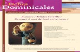 Cahier n°5 Fiches Dominicales · 2020-03-27 · Fiches Dominicales Revue pouR les équipes lituRgiques Préparation de la liturgie : Mercredi des cendres, du 10 février 2016 Écoutez