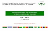 PROGRAMME DE TRAVAIL 2009-2013 du CILSS · et financiers Engagement de la CEDEAO, des Etats membres et des partenaires techniques et financiers SR112.2 Sous Résultat Le programme