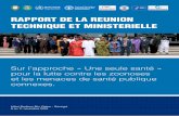 RAPPORT DE LA REUNION TECHNIQUE ET MINISTERIELLE · 2019-08-05 · RAPPORT DE LA REUNION TECHNIQUE ET MINISTERIELLE Hôtel Radison Blu, Dakar - Sénégal 8 au 11 novembre 2016. ABREVIATIONS