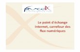 Le point d'échange Internet, carrefour des flux numériques · 2019-08-29 · Solutions proposées Exemple : NEO TELECOMS Revendeur de l’offre France-IX Plusieurs ports 10 Gbit/s