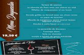 (en Juillet & Août) Desserts · (2015) uge Bordeaux supérieur AOC, TEAUX BRAS D’ARGENT (2015) , CHEZ BELLIER (2015) 19,50 € Menu Duguesclin Entrées Tartare de saumon La planche
