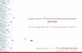 Loi sur l’investissement - Investir en Tunisie ... · cadre de la préparation des lois de finances, La supevision, le ont ôle et l’évaluation des tavaux de l’Instan e et