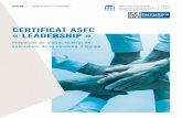 CERTIFICAT ASFC « LEADERSHIP · Certificat ASFC « Leadership » PRÉPARATION AUX EXAMENS Les certificats de modules de l’Association Suisse pour la Formation des Cadres (ASFC)