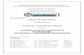 THESE DE DOCTORAT · 2020-01-27 · Ministère de l’Enseignement Supérieur Et De La Recherche Scientifique. Université Mentouri Constantine 1 . Faculté des Sciences Exactes .