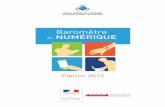 Baromètre du NUMÉRIQUE 15e... · On recense 84% d’internautes en France en 2015 et 68% d’internautes se ... Les objets connectés dans la domotique séduisent également une